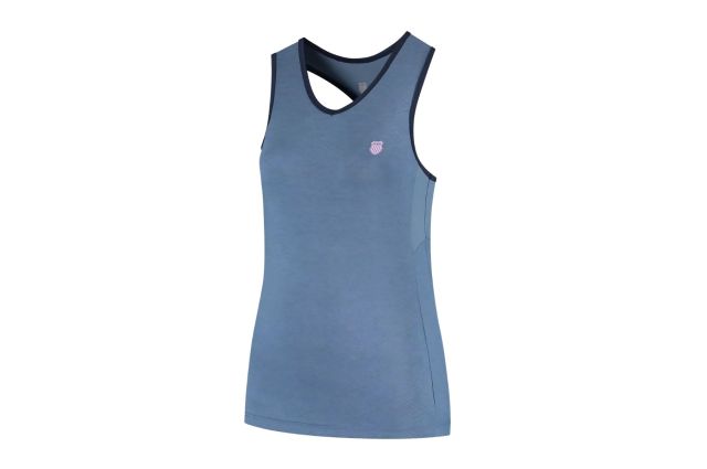 T-shirt for women K-SWISS HYPERCOURT ADVANTAGE TANK JACQUARD S navy