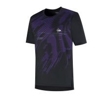 T-shirt for women DUNLOP GAME 2 S white/black/aqua sky, Vyriški marškinėliai DUNLOP GAME TEE L dydis