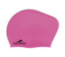 Swimming cap silicone AQUAFEEL 30404 43 purple long hair