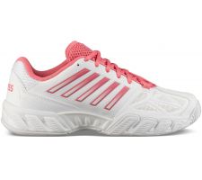 Tennis shoes K-SWISS BIGSHOT LIGHT 3 white/fiesta/silver 183 UK9/EU43 outdoor