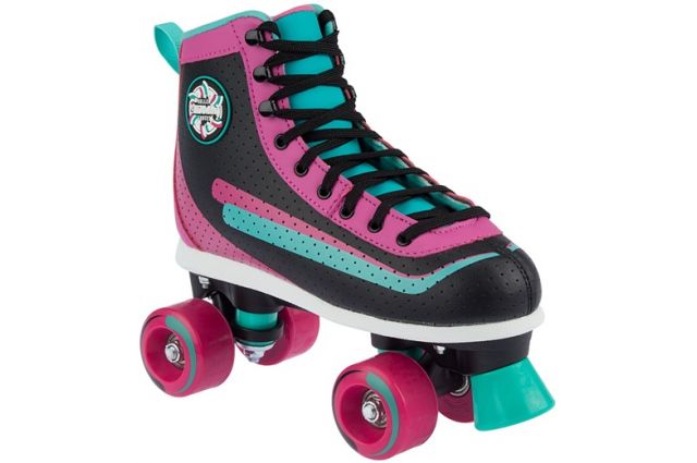 Skates NIJDAM 52RF 36 Black/Emerald/Magenta Skates NIJDAM 52RF 36 Black/Emerald/Magenta