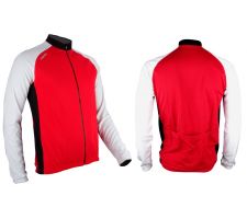 Jacket AVENTO Cycling 81BV RWZ M Red/White/Black