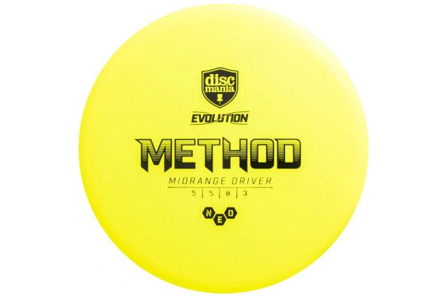 Discgolf DISCMANIA Midrange Driver NEO METHOD Evolution Yellow 5/5/0/3 Discgolf DISCMANIA Midrange Driver NEO METHOD Evolution Yellow 5/5/0/3