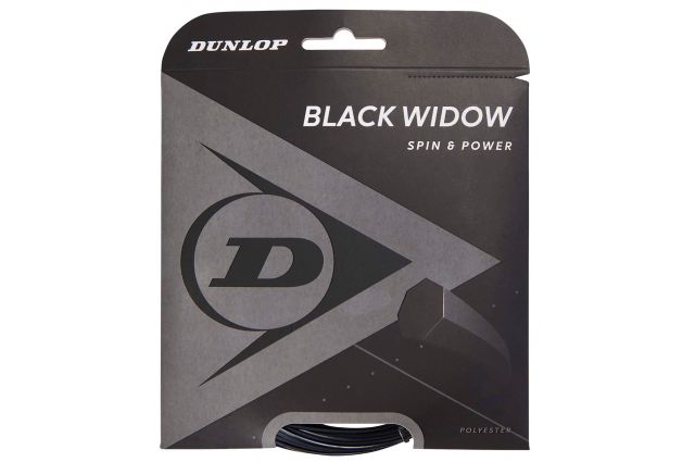 tennis string Dunlop Black Widow 16G/1.31mm/12m tennis string Dunlop Black Widow 16G/1.31mm/12m