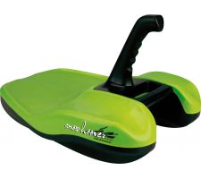 Snowshoes with handlebar NIJDAM Snowhoover 0260 plastic Lime/Black