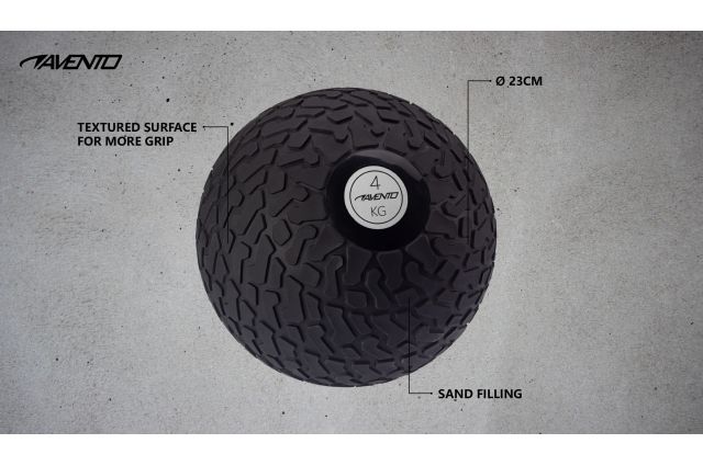 Svorinis kamuolys AVENTO 4kg Svorinis kamuolys AVENTO 4kg