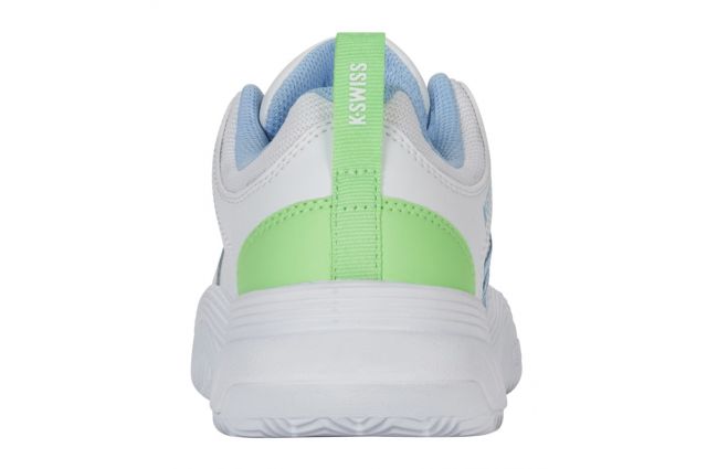 Tennis shoes for women K-SWISS COURT EXPRESS 2 CLAY white/dutch canal/paradise green UK8/EU42 Balta/mėlyna Tennis shoes for women K-SWISS COURT EXPRESS 2 CLAY white/dutch canal/paradise green UK8/EU42