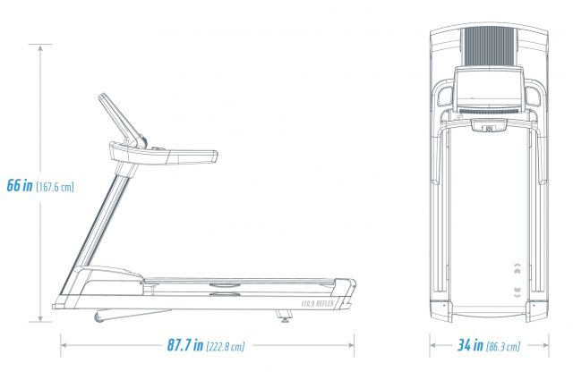 Treadmill FREEMOTION t10.9 REFLEX LED 120V Treadmill FREEMOTION t10.9 REFLEX LED 120V