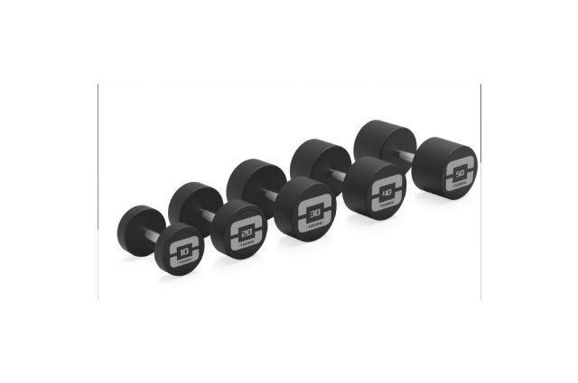 Toorx Professional rubber dumbbell 10kg Toorx Professional rubber dumbbell 10kg