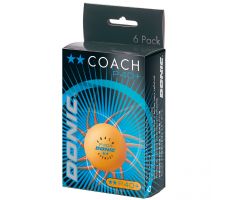 Stalo teniso kamuoliukai DONIC P40+ Coach orange 6vnt