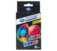 Table tennis balls DONIC P40+ Colour Popps Poly 6pcs