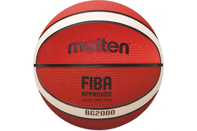 Basketball ball training MOLTEN B5G2000 FIBA rubber size 5 Basketball ball training MOLTEN B5G2000 FIBA rubber size 5