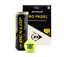 Padel teniso kamuoliukai DUNLOP PRO Padel