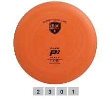 Discgolf DISCMANIA Putter P-LINE FLEX P2 Orange 2/3/0/1