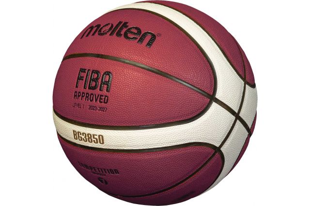 Basketball ball training MOLTEN B6G3850 FIBA synth. leather size 6 Basketball ball training MOLTEN B6G3850 FIBA synth. leather size 6