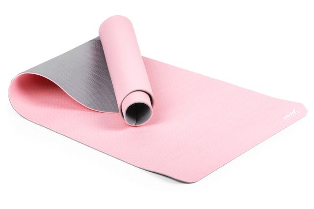 Yoga Mat GYMSTICK Vivid line 61330PI 170 x 60 x 0.4 cm Pink/Grey Yoga Mat GYMSTICK Vivid line 61330PI 170 x 60 x 0.4 cm Pink/Grey