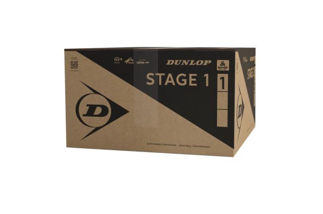 Tennis balls DUNLOP STAGE 1 GREEN 72-box ITF Tennis balls DUNLOP STAGE 1 GREEN 72-box ITF