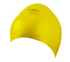 BECO Latex swimming cap 7344 2 yellow for adult