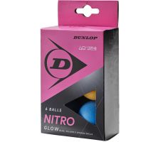 Table tennis balls Dunlop NITRO GLOW 6pcs