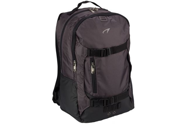 Sports Backpack AVENTO 21RB Anthracite/Black/Silver Sports Backpack AVENTO 21RB Anthracite/Black/Silver