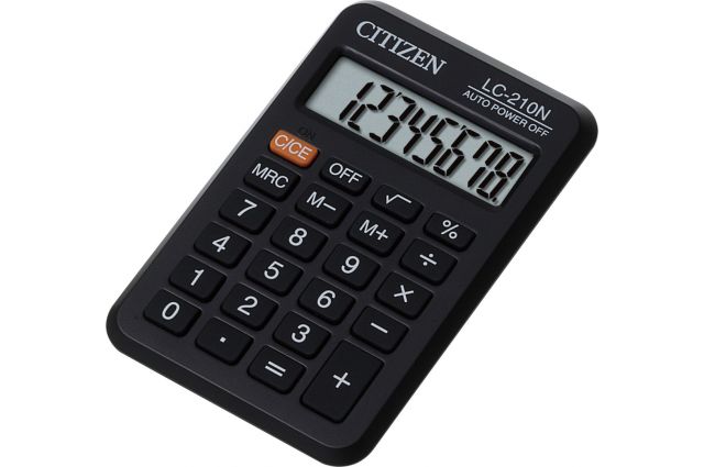 Skaičiuotuvas kišeninis Citizen LC 210NR Skaičiuotuvas kišeninis Citizen LC 210NR