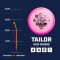 Diskgolfo diskas DISCMANIA TAILOR Midrange Driver Diskgolfo diskas DISCMANIA TAILOR Midrange Driver
