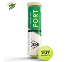 Tennis balls DUNLOP FORT ALL COURT TS Premium 4-tube ITF