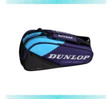 Tennis Bag DUNLOP FX-PERFORMANCE 8 violet/black/cyan