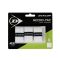 Tennis racket overgrip DUNLOP GECKO-TAC ATP 3pcs, white Balta Tennis racket overgrip DUNLOP GECKO-TAC ATP 3pcs, white