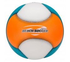 Beach football ball AVENTO 16WF Fluorescent orange/White/Blue