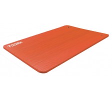 Exercise mat TOORX  MAT100PRO chromed eyelet hangers 100x61x1,5 orange