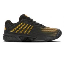 Tennis shoes for men K-SWISS HYPERCOURT EXPRESS 2 HB 071 black/yellow, size