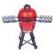 Ceramic barbecue KAMADO TasteLab 18'' Red with accessories Ceramic barbecue KAMADO TasteLab 18'' Red with accessories