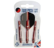 Darts koteliai ir sparneliai HARROWS SUPERGRIP+RETINA