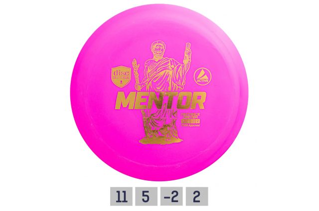 Discgolf DISCMANIA Distance Driver MENTOR Acrtive 11/5/-2/2 Pink Discgolf DISCMANIA Distance Driver MENTOR Acrtive 11/5/-2/2 Pink