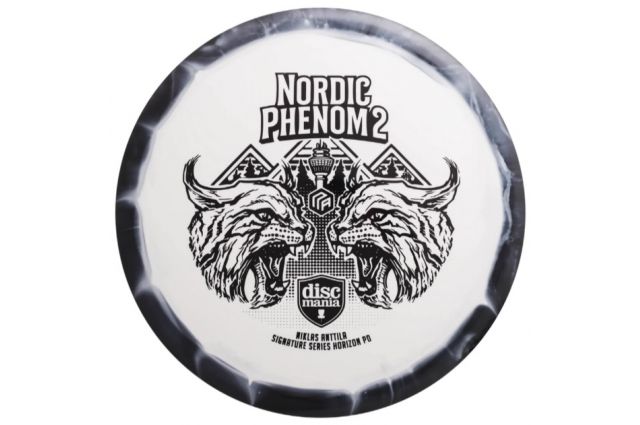 Discgolf DISCMANIA Distance Driver S-LINE PD NORDIC PHENOM 2 black/white 10/4/0/3 Discgolf DISCMANIA Distance Driver S-LINE PD NORDIC PHENOM 2 black/white 10/4/0/3