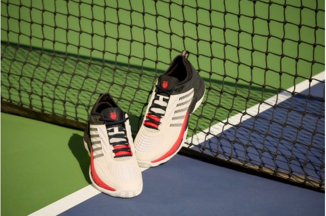 Tennis shoes for men K-SWISS HYPERCOURT SUPREME 2 Balta/raudona/juoda