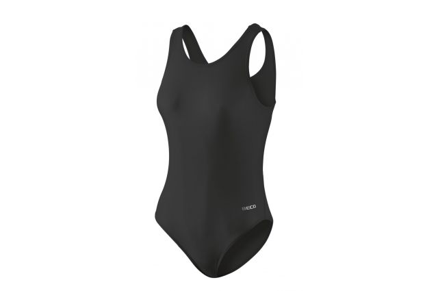 Ladies Swim suit BASIC 5158 0 36B black NOS