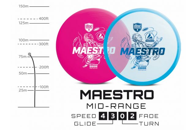 Diskgolfo diskas DISCMANIA Midrange Driver MAESTRO