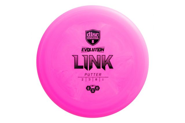 Discgolf DISCMANIA Putter SOFT EXO LINK Evolution Pink 2/3/0/1 Discgolf DISCMANIA Putter SOFT EXO LINK Evolution Pink 2/3/0/1