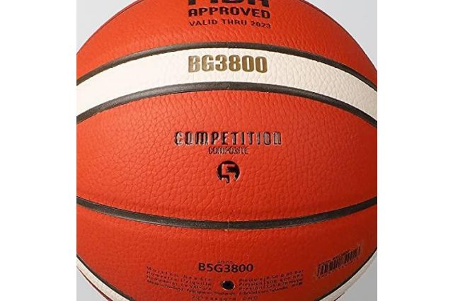Basketball ball training MOLTEN B5G3800 FIBA synth. leather size 5 Basketball ball training MOLTEN B5G3800 FIBA synth. leather size 5