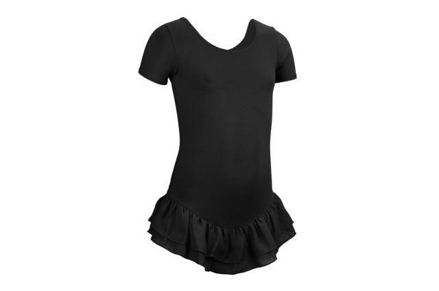 Gymnastics suit AVENTO 13RC 116 black Gymnastics suit AVENTO 13RC 116 black