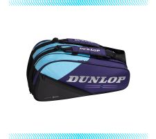 Tennis Bag DUNLOP FX-PERFORMANCE 12 violet/black/cyan