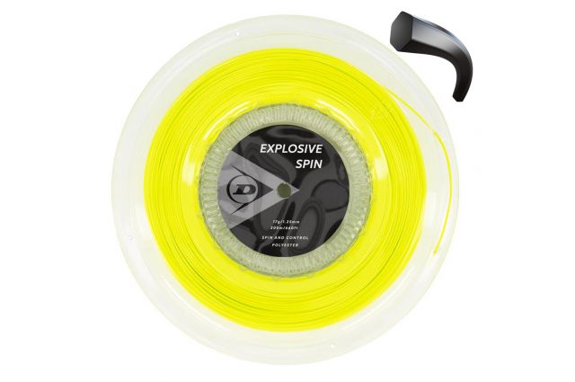 Teniso raketės stygos DUNLOP Explosive Spin 17G/200m/1.25mm Teniso raketės stygos DUNLOP Explosive Spin 17G/200m/1.25mm