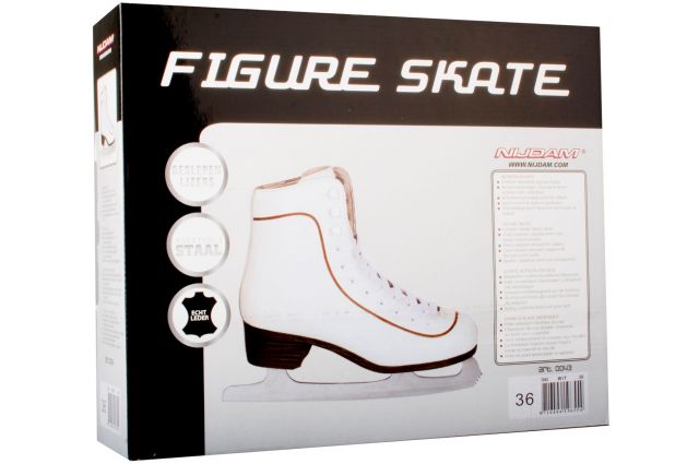 Figure skates vommen NIJDAM 0043 white size