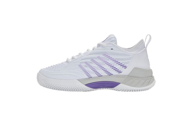 Teniso batai mot. K-SWISS HYPERCOURT SUPREME 2 CLAY white/purple