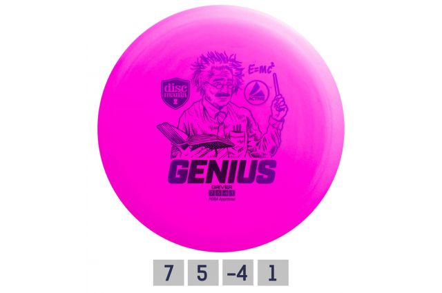 Discgolf DISCMANIA  Fairway Driver  GENIUS Active Pink 7/5/-4/1 Discgolf DISCMANIA  Fairway Driver  GENIUS Active Pink 7/5/-4/1