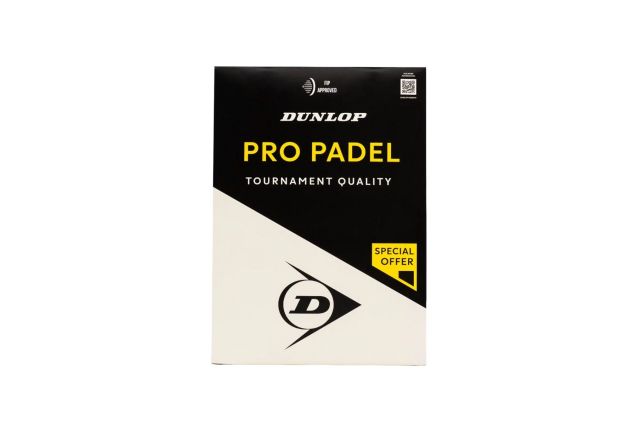 Padel teniso kamuoliukai DUNLOP PRO Padel Padel teniso kamuoliukai DUNLOP PRO Padel