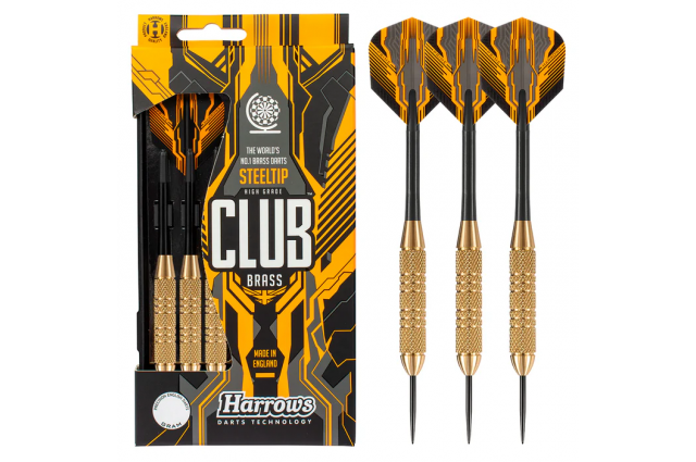 Steeltip darts HARROWS CLUB BRASS