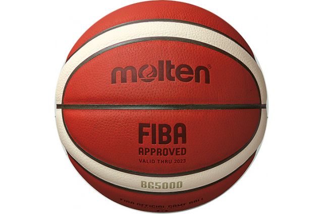 Basketball ball competition MOLTEN B6G5000 FIBA premium leather size 6 Basketball ball competition MOLTEN B6G5000 FIBA premium leather size 6